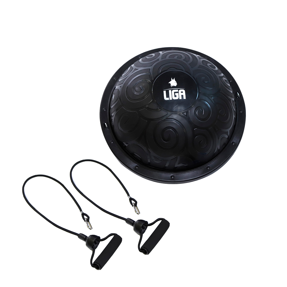 ТОПКА ЗА БАЛАНС С ЛАСТИЦИ, Ø 46 СМ BOSU BALL 46 см